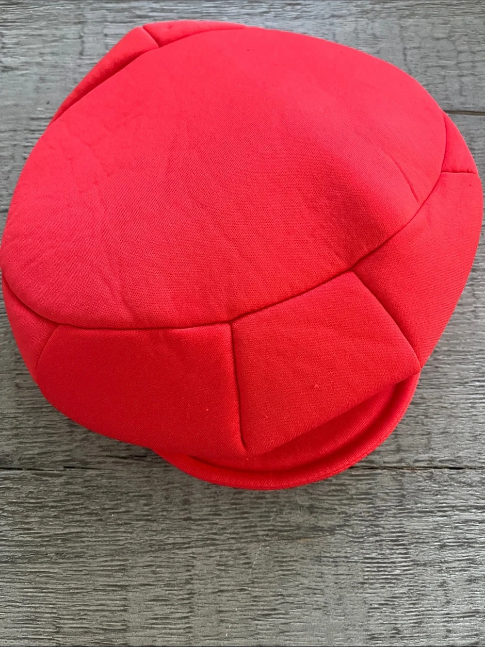 Super Mario Bros Mario Cap with White M Patch